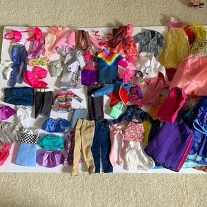 Barbie clothes and accessories